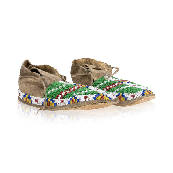 Sioux Moccasins, Native, Garment, Moccasins