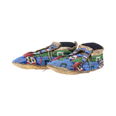 Northern Plains Lakota Sioux Moccasins, Native, Garment, Moccasins