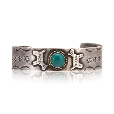 Turquoise and Sterling Bracelet, Jewelry, Bracelet, Native