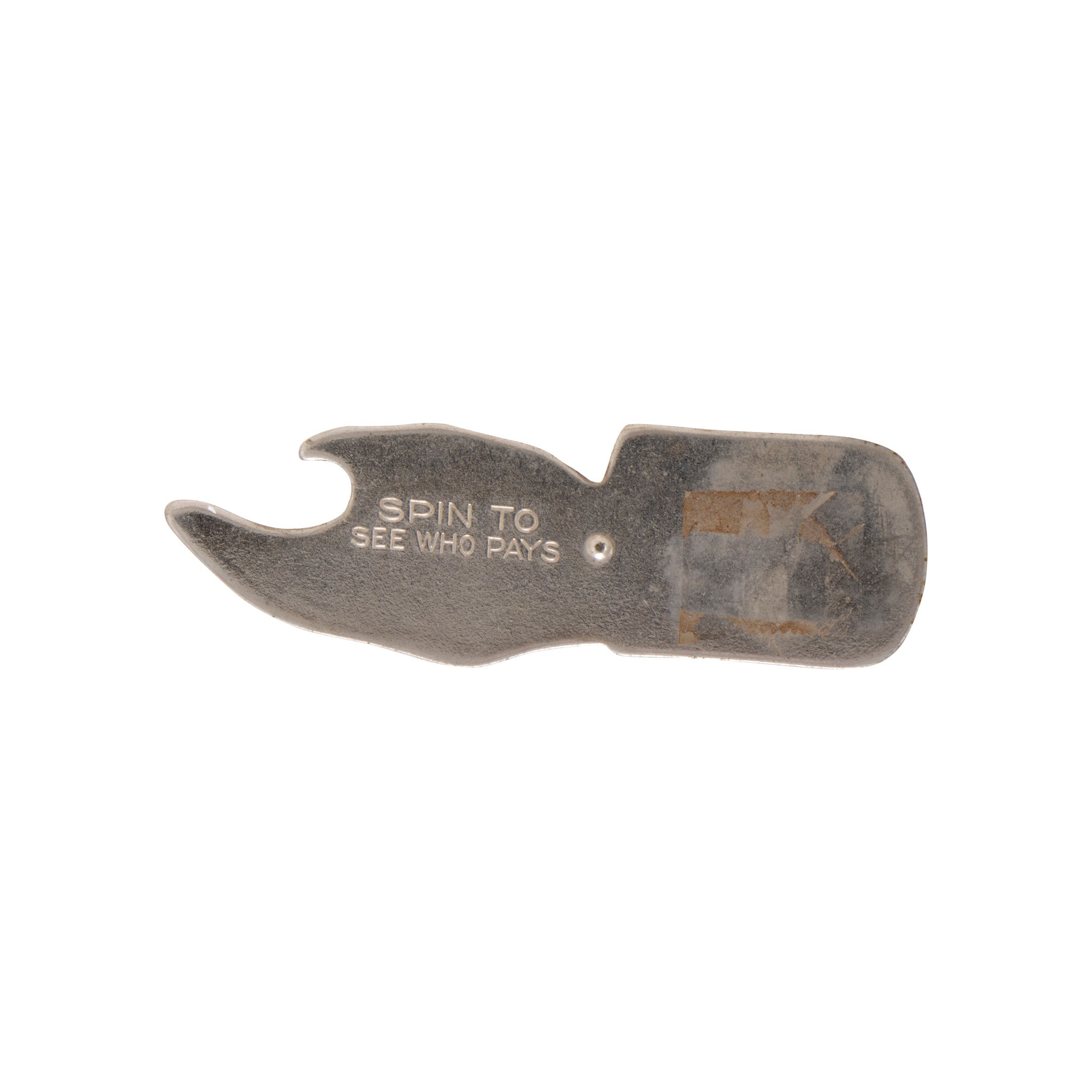 "Spin to See Who Pays" Advertisement Bottle Openers