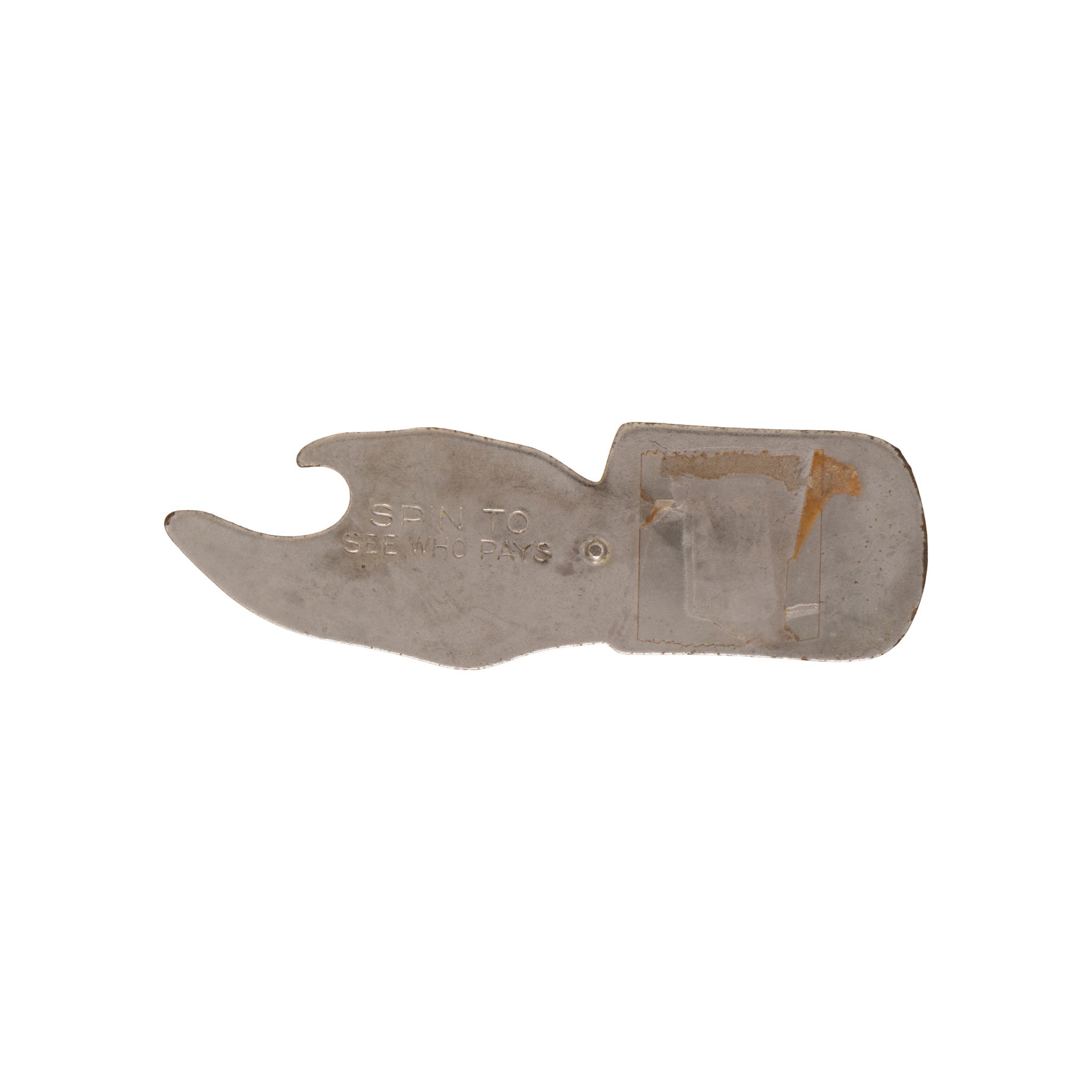 "Spin to See Who Pays" Advertisement Bottle Openers