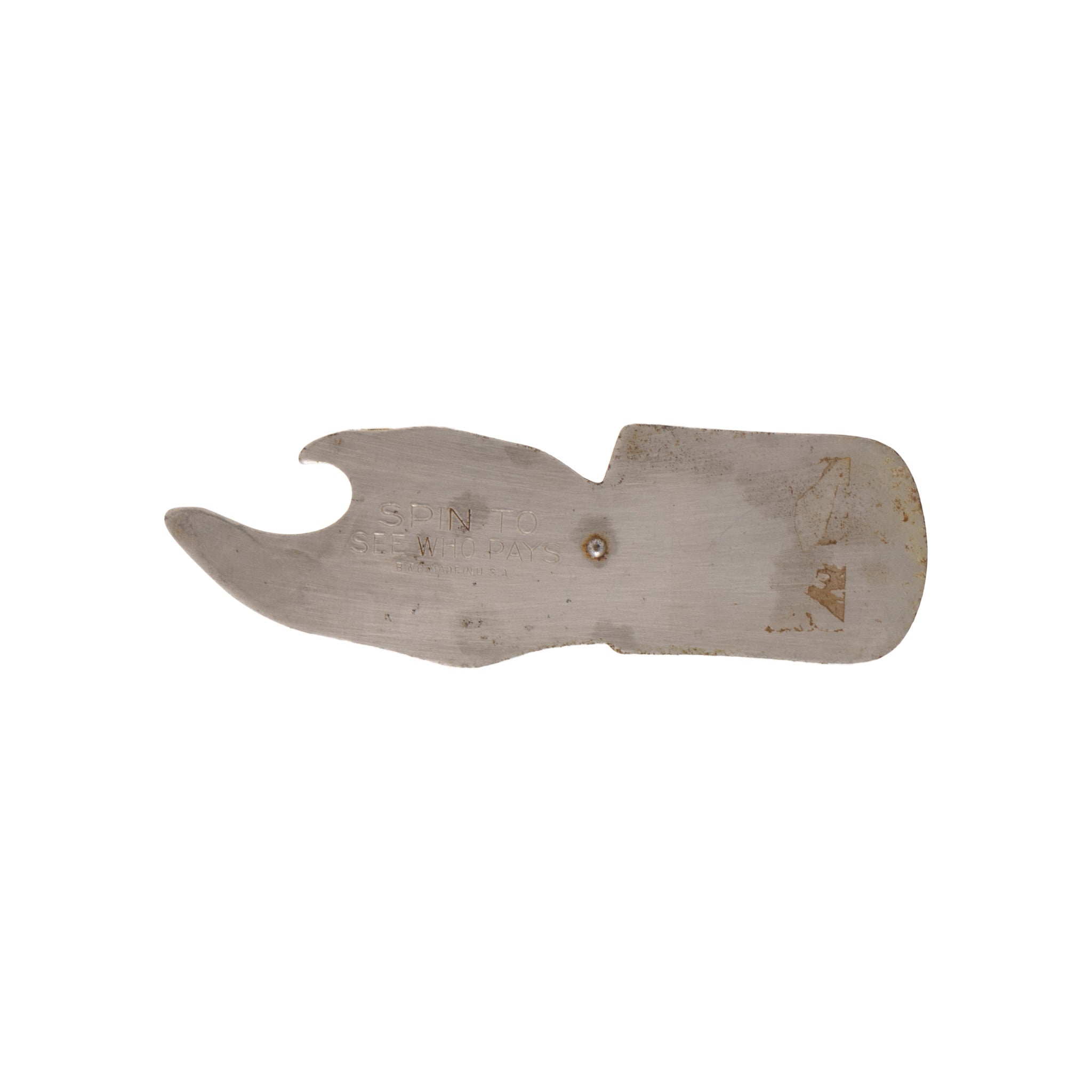 "Spin to See Who Pays" Advertisement Bottle Openers