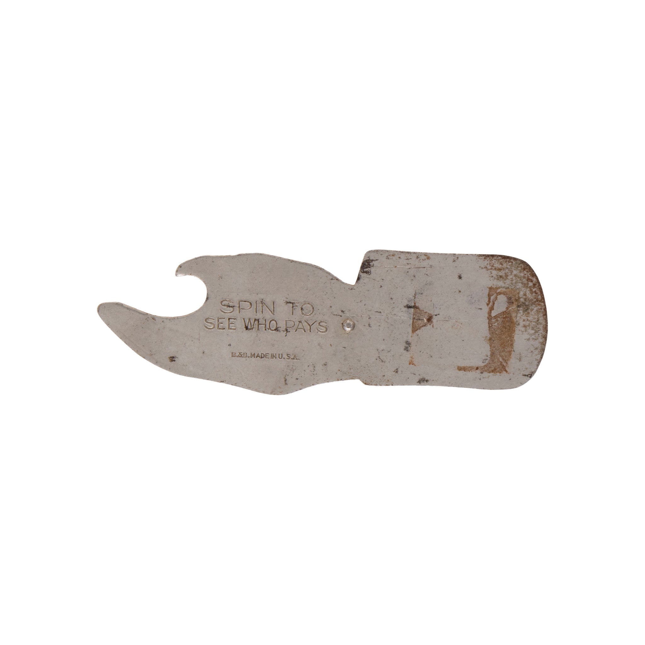 "Spin to See Who Pays" Advertisement Bottle Openers