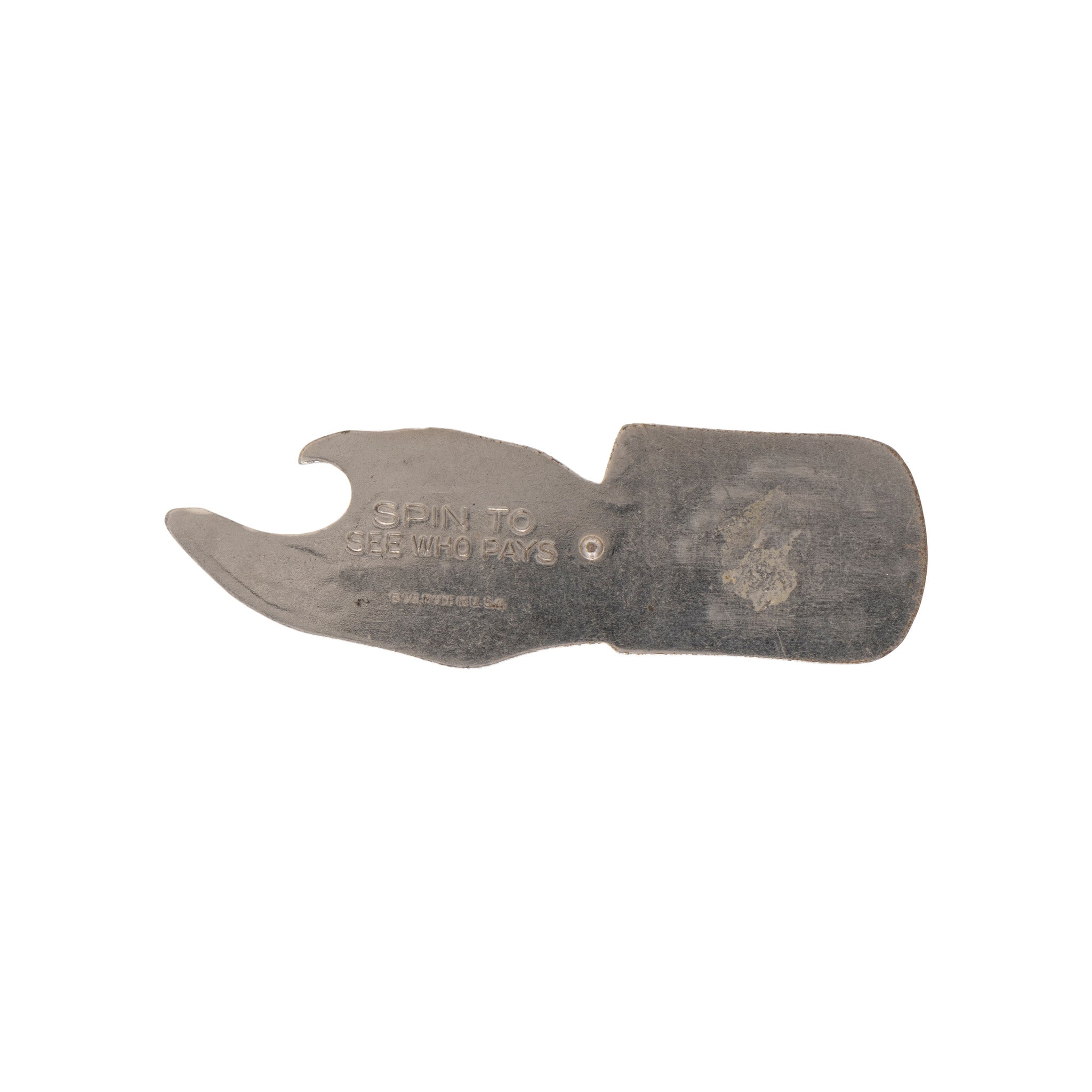 "Spin to See Who Pays" Advertisement Bottle Openers