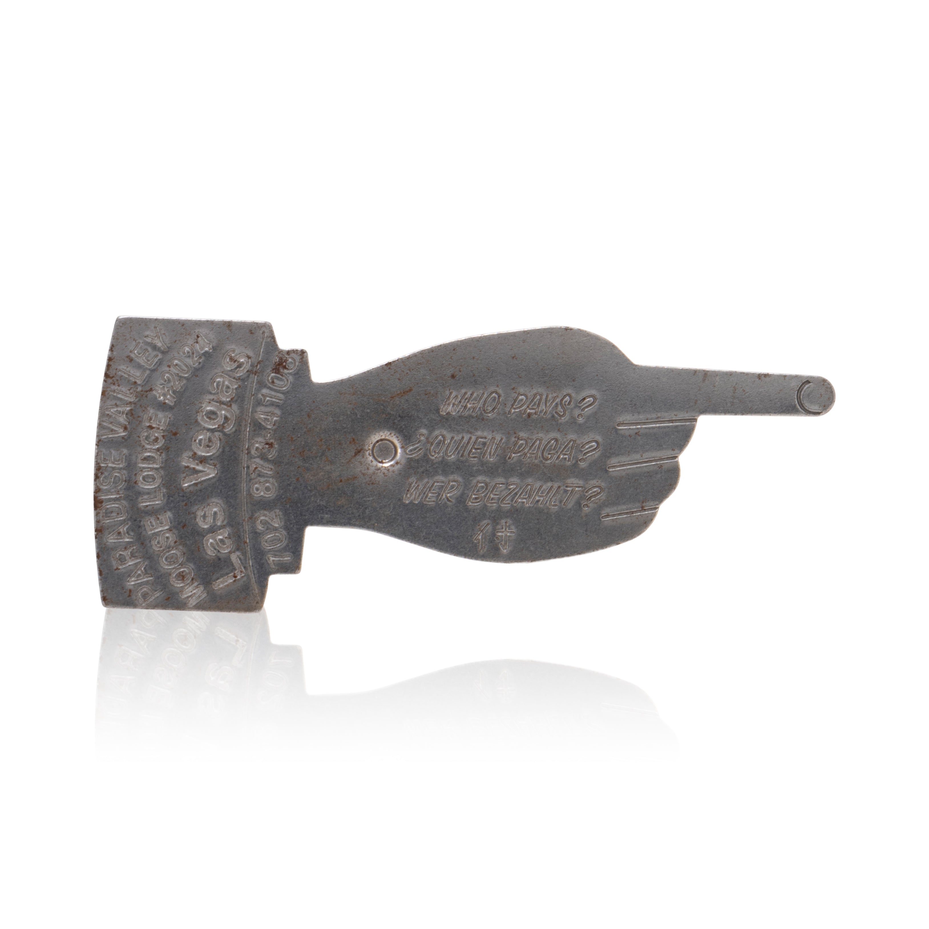 "Spin to See Who Pays" Advertisement Bottle Openers
