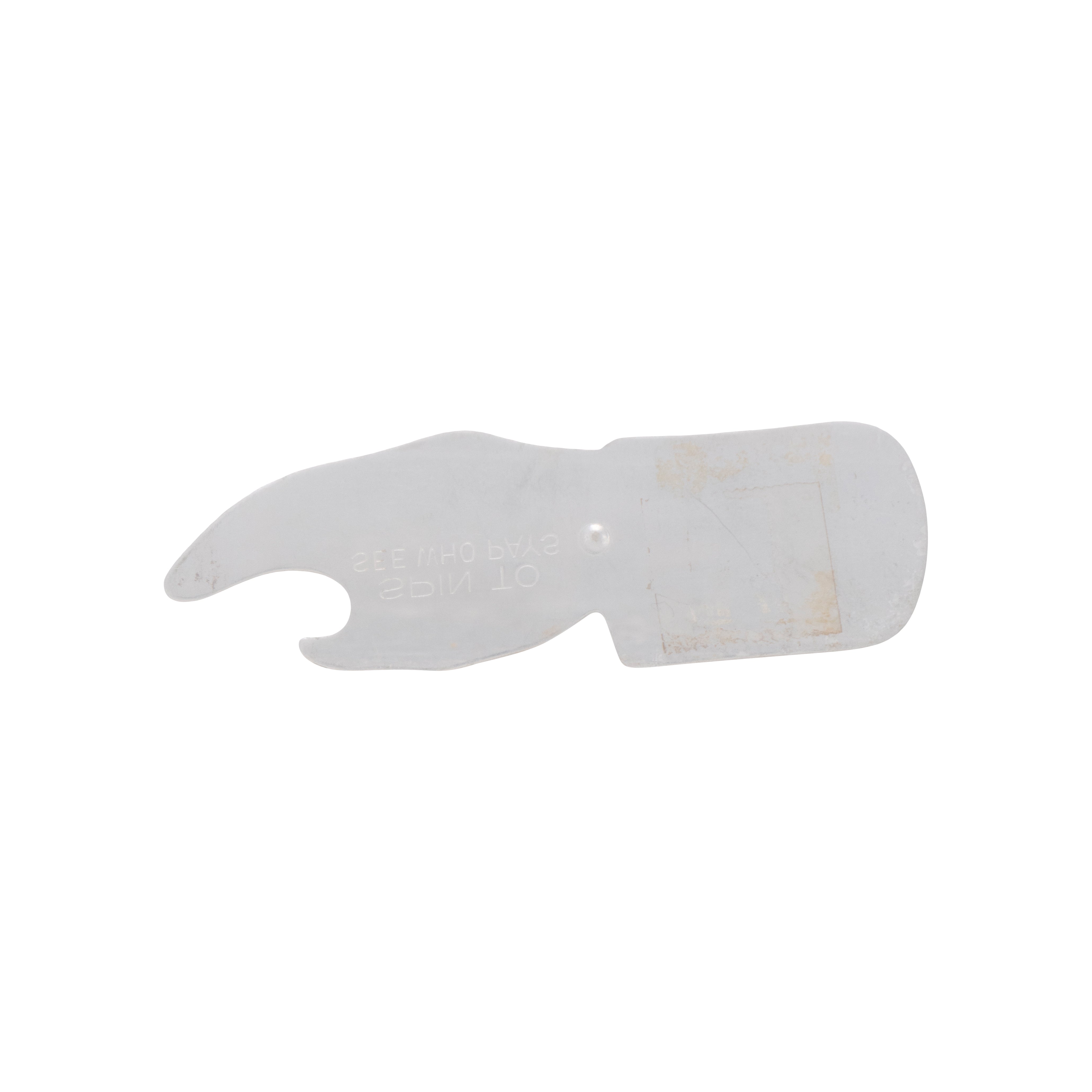 "Spin to See Who Pays" Advertisement Bottle Openers