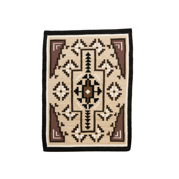 Navajo Two Grey Hills, Native, Weaving, Floor Rug