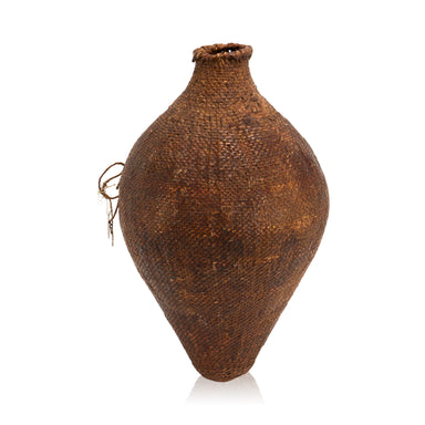 Havasupai Water Olla, Native, Basketry, Vertical