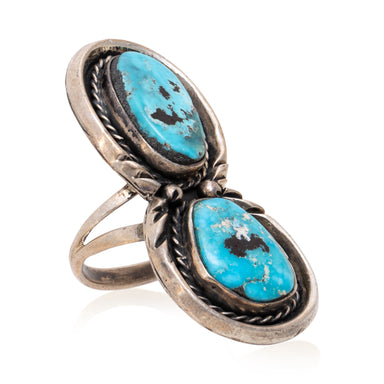 Turquoise and Sterling Ring, Jewelry, Ring, Native