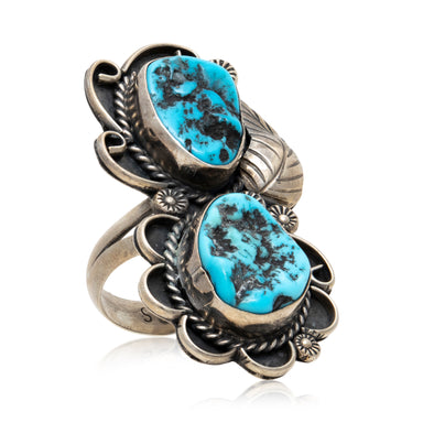Turquoise and Sterling Ring, Jewelry, Ring, Native