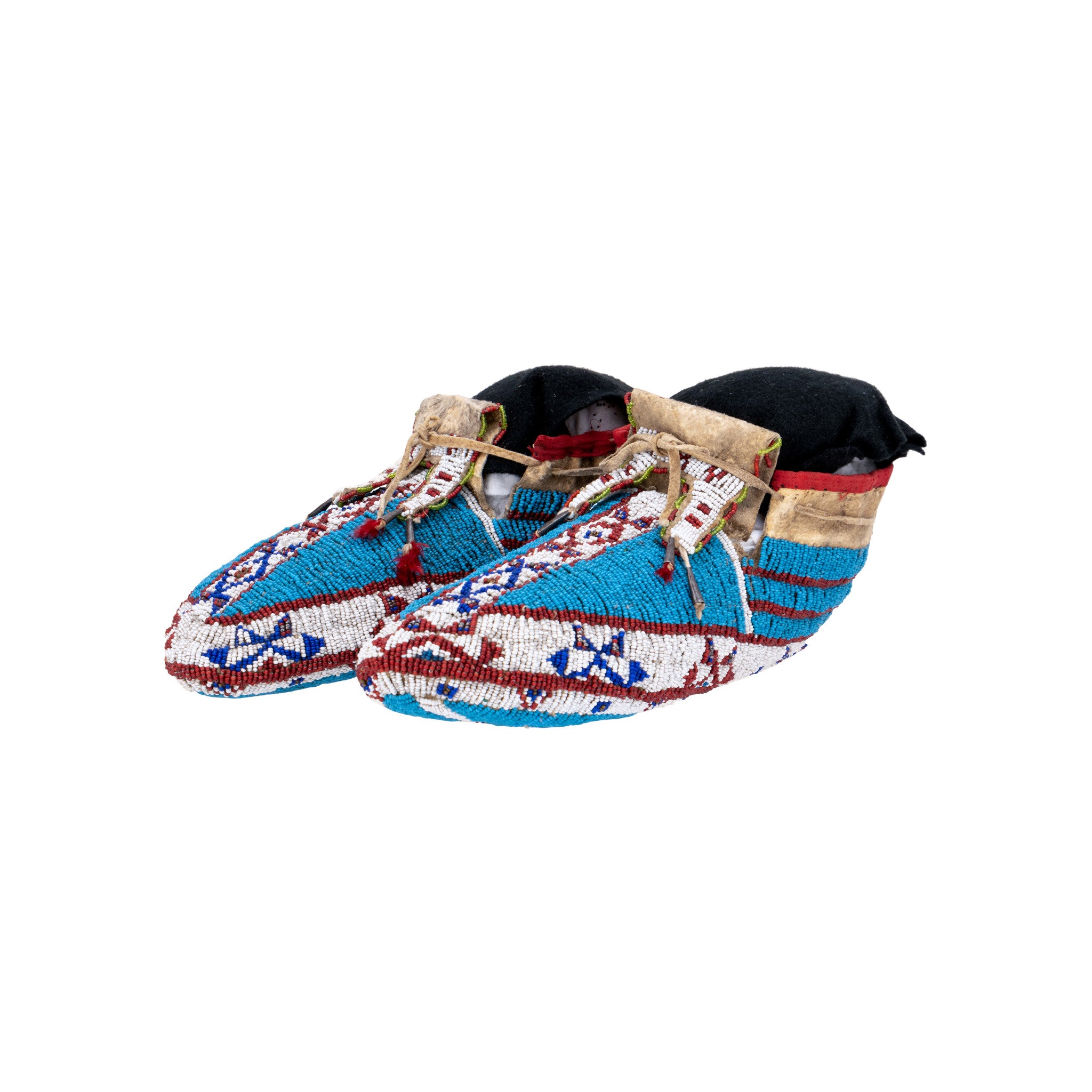 Omaha Fully Beaded Moccasins