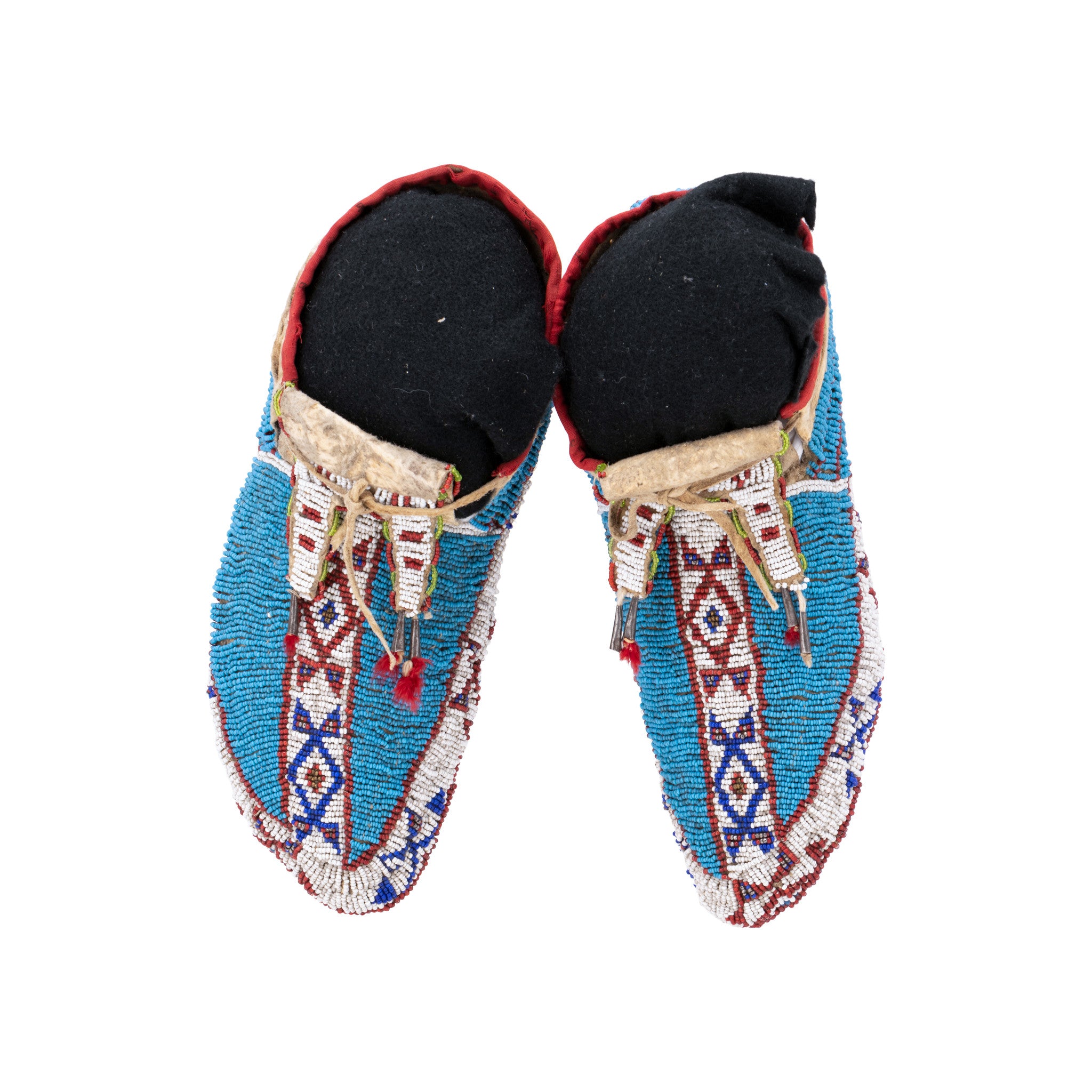 Omaha Fully Beaded Moccasins