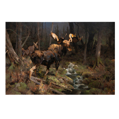 "Forest Deep" by Greg Parker, Fine Art, Painting, Wildlife