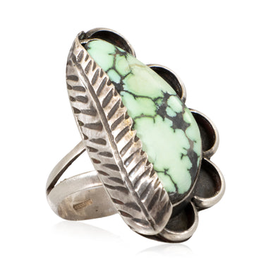 Turquoise and Sterling Ring, Jewelry, Ring, Native