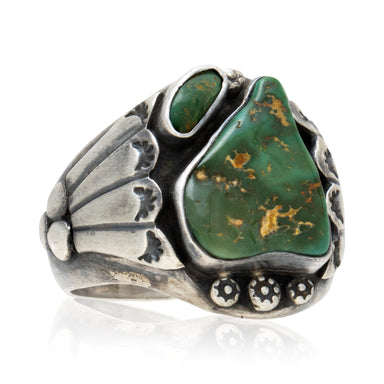 Turquoise and Sterling Ring, Jewelry, Ring, Native