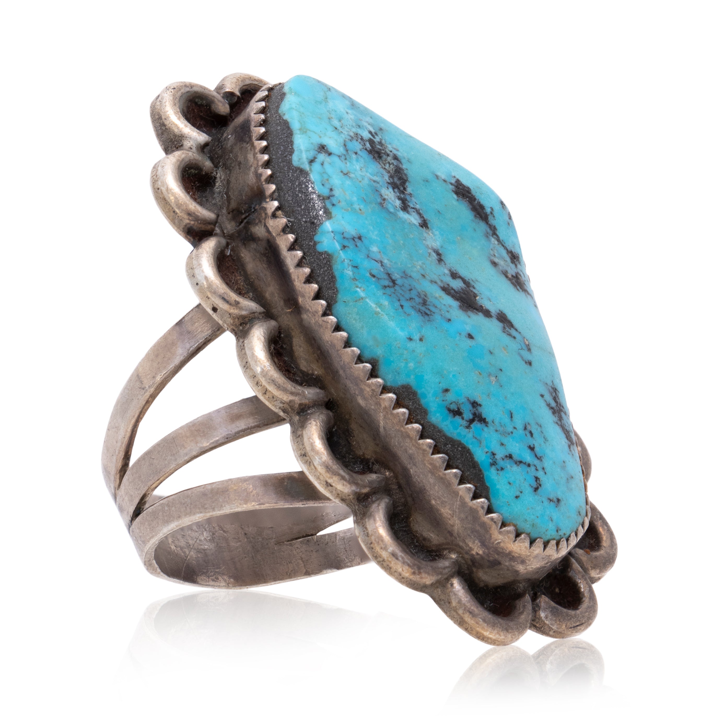 Single Stone Turquoise Ring, Jewelry, Ring, Native