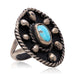 Turquoise Shadowbox Ring, Jewelry, Ring, Native
