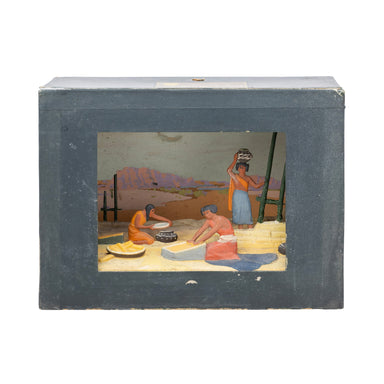 "Grinding Corn Hopi" WPA Vignette, Furnishings, Decor, Other