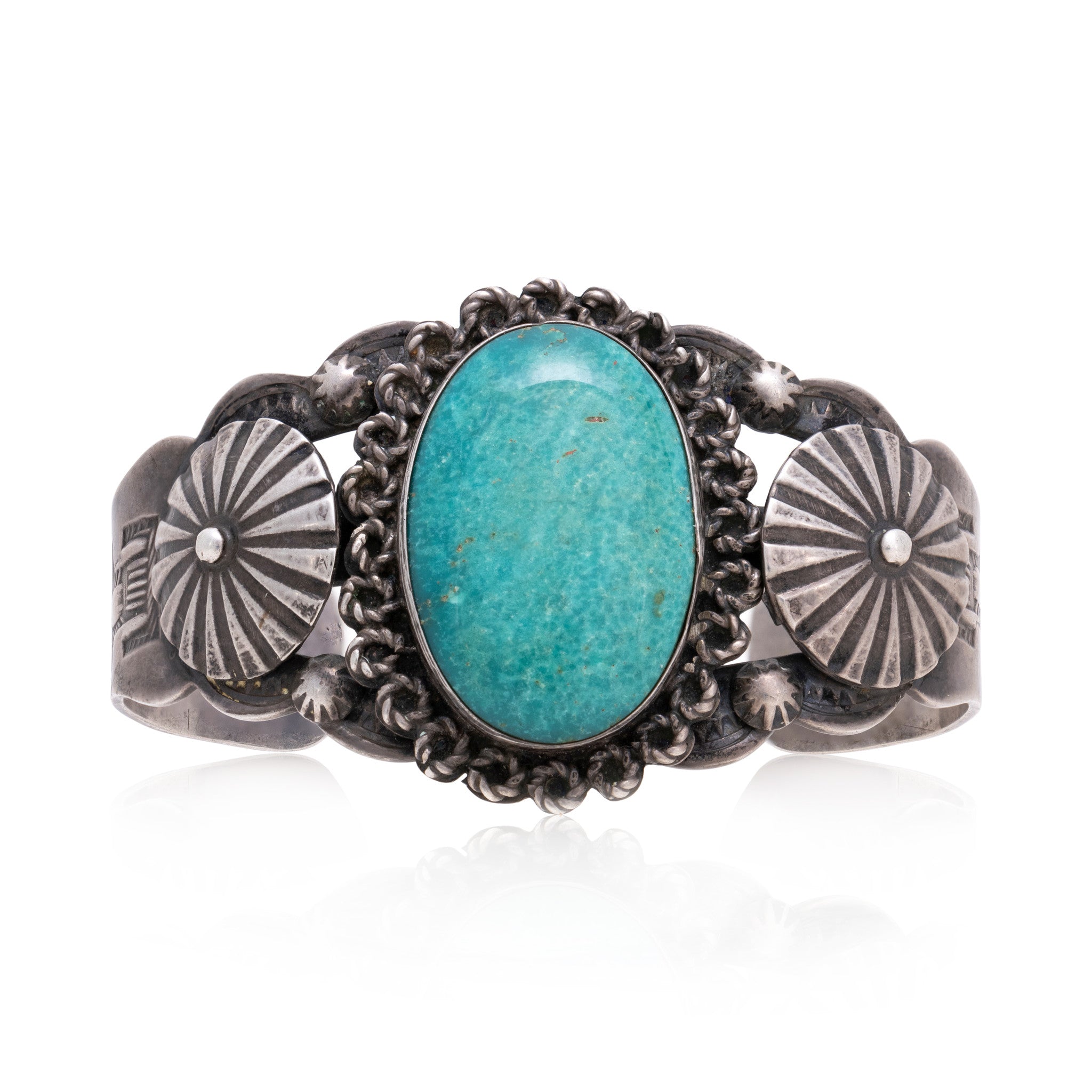 Fred Harvey Turquoise Bracelet, Jewelry, Bracelet, Native