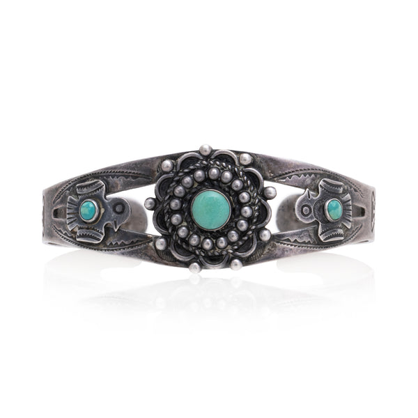 Fred Harvey Turquoise Bracelet, Jewelry, Bracelet, Southwest