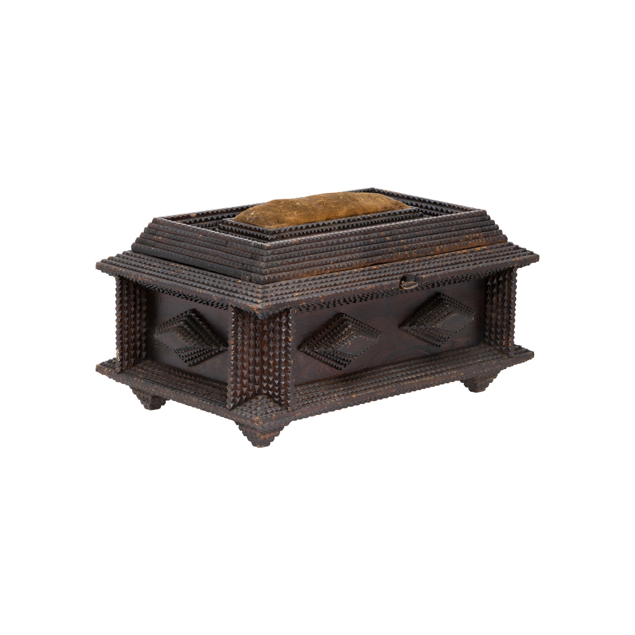 Tramp Art Sewing Box