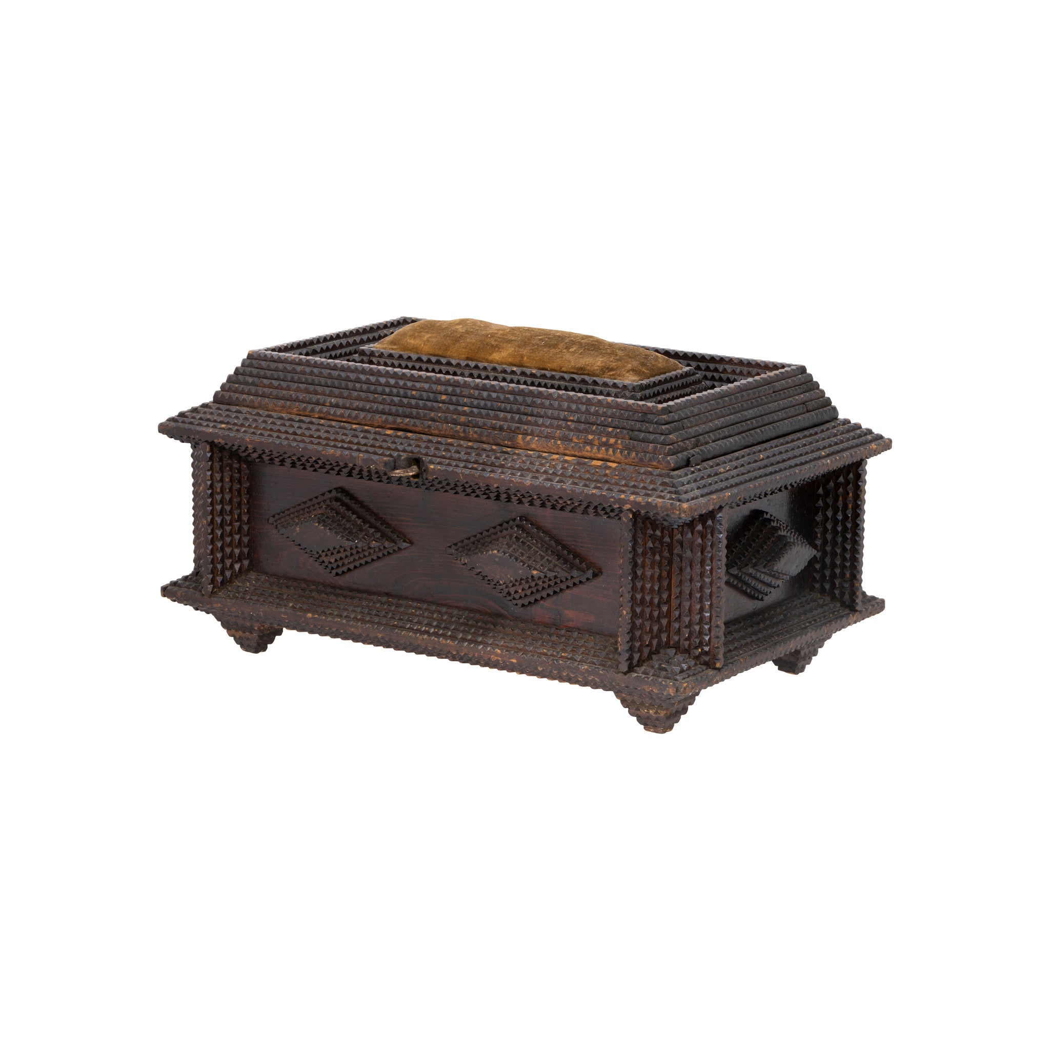 Tramp Art Sewing Box