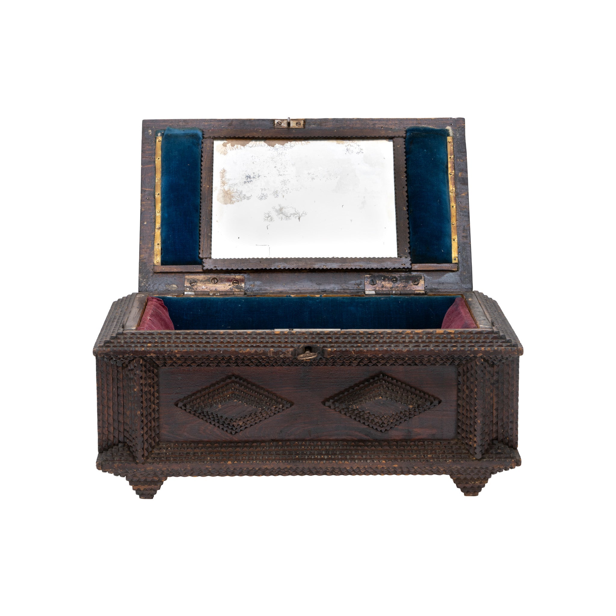 Tramp Art Sewing Box
