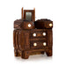 Tramp Art Miniature Dresser, Furnishings, Decor, Tramp Art