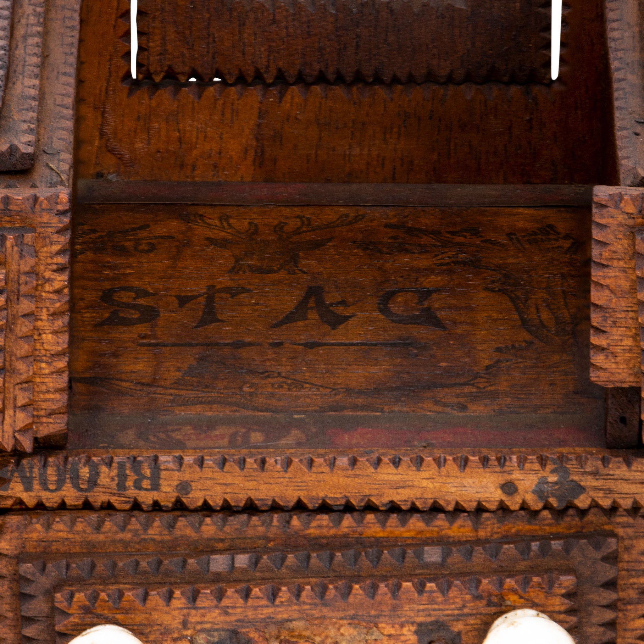 Tramp Art Miniature Dresser