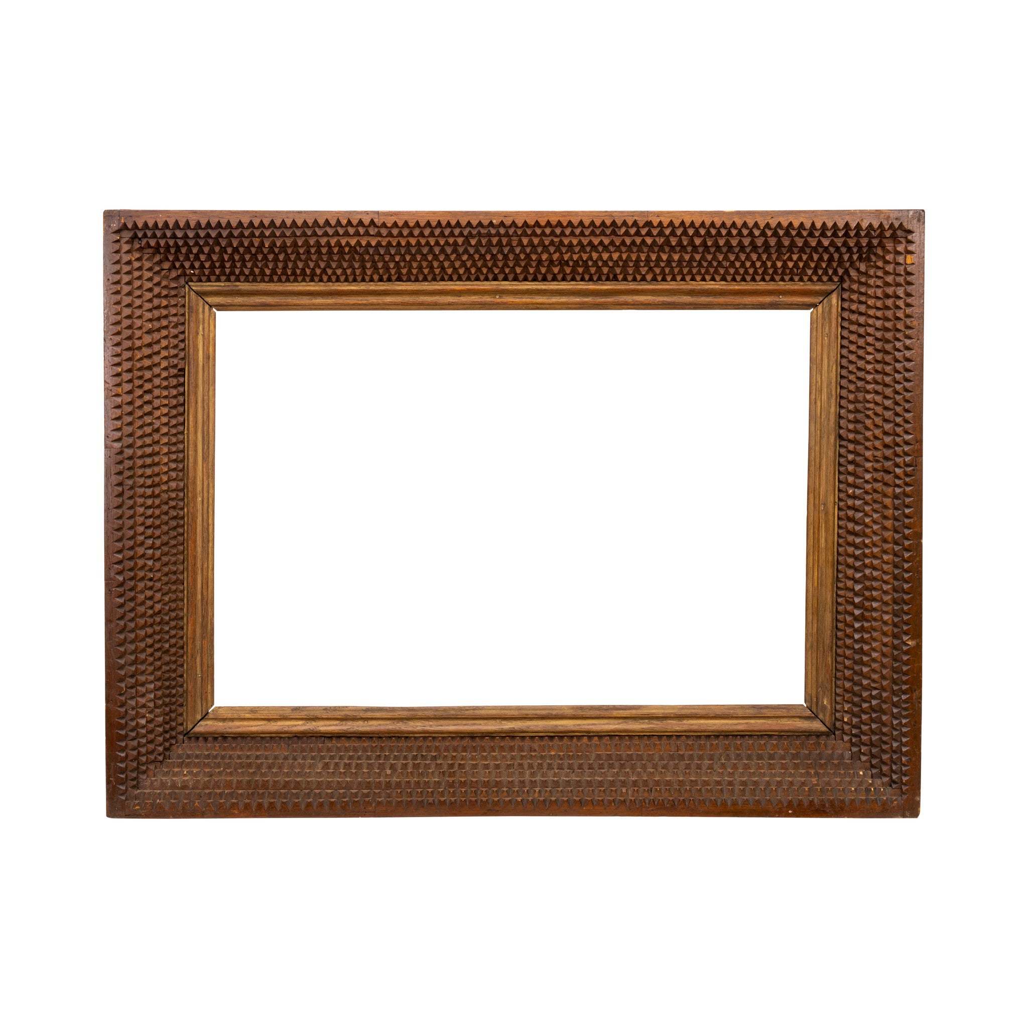 Tramp Art Picture Frame, Furnishings, Decor, Tramp Art
