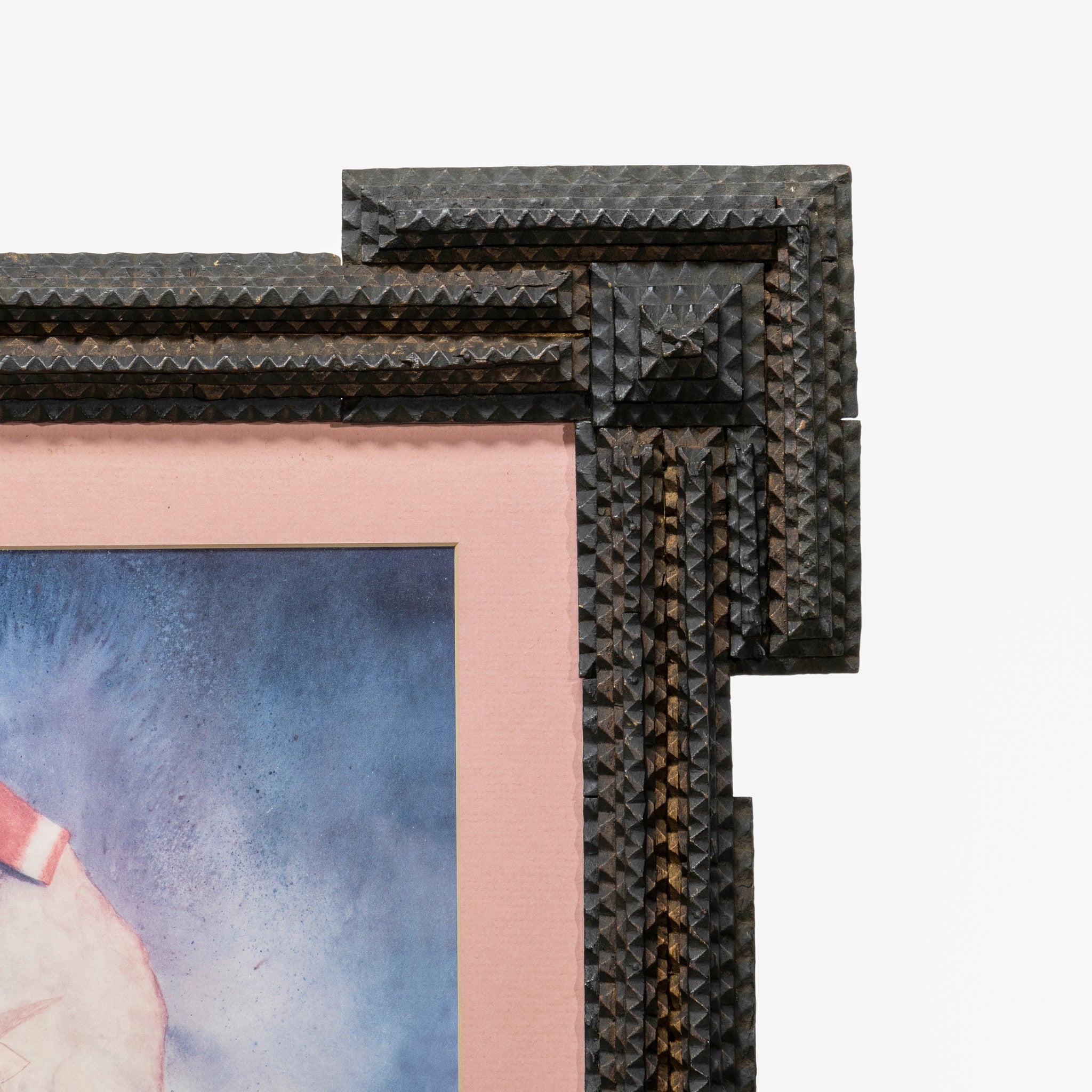 Tramp Art Picture Frame