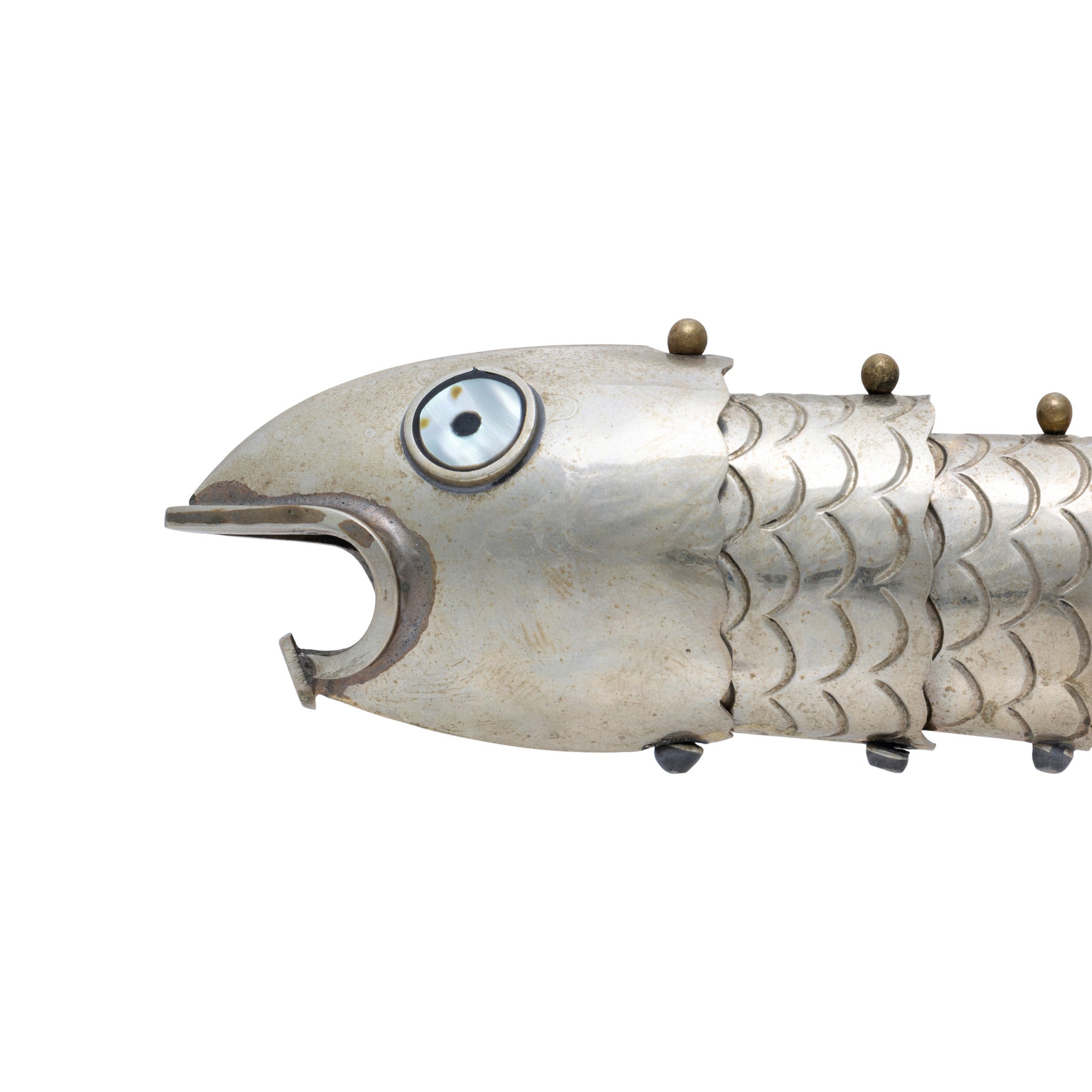 Silver Articulated Fish Bottle Opener