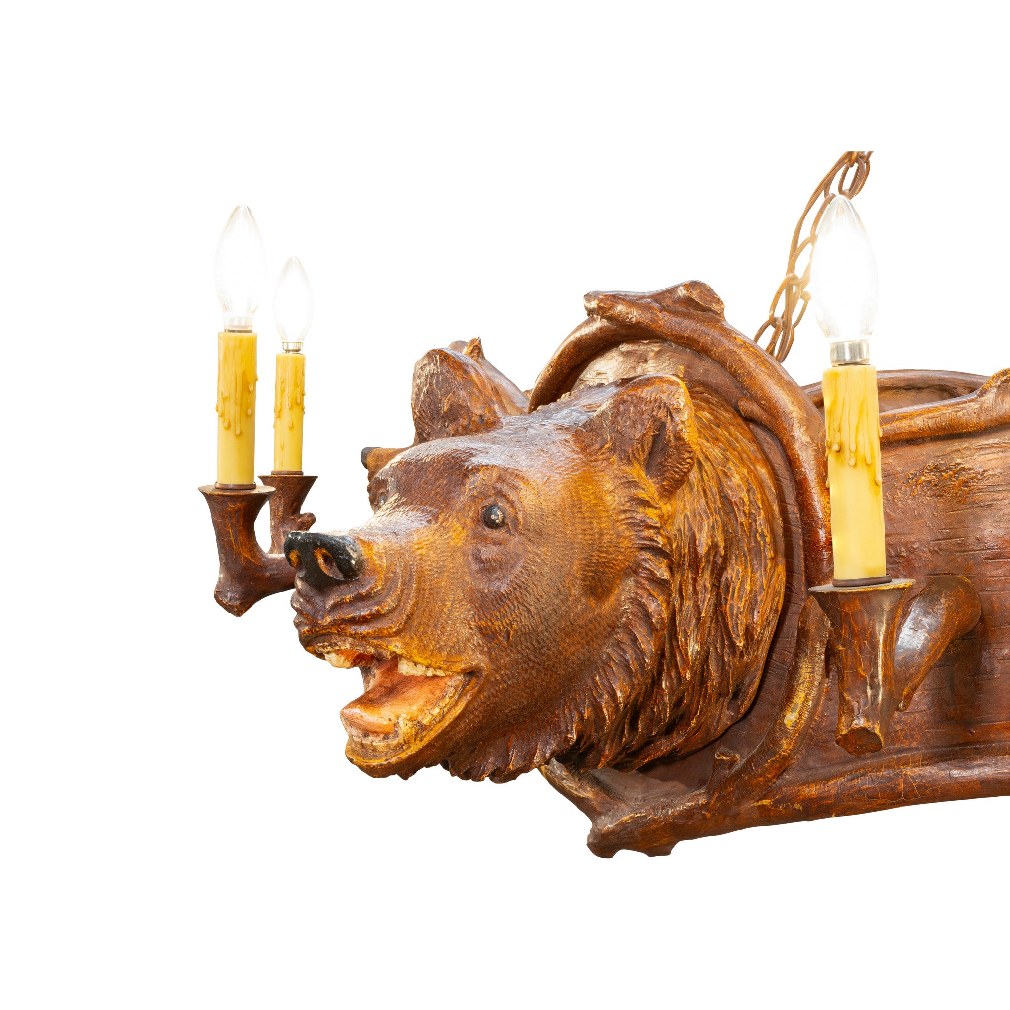 Bear Head Chandelier