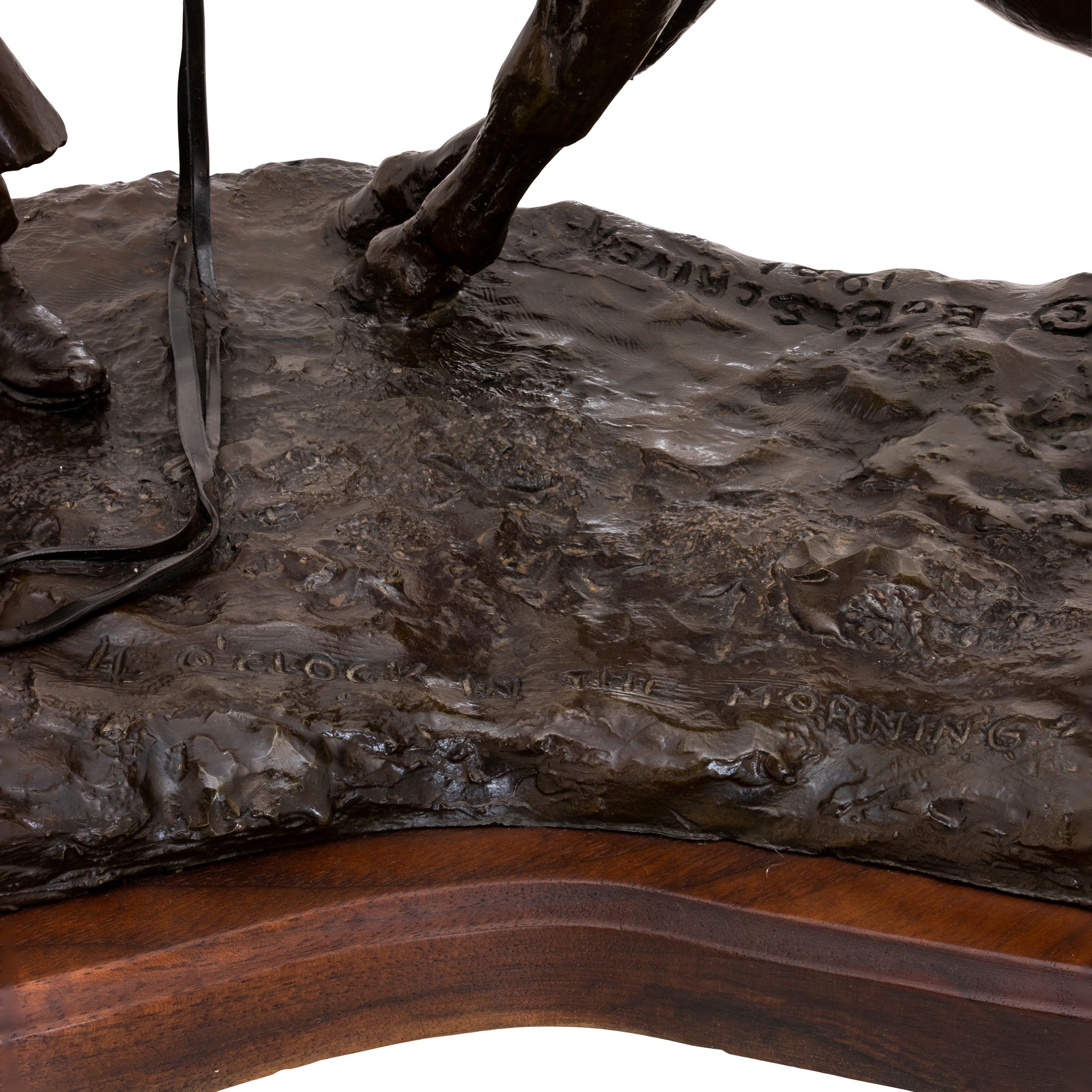 "4 O'Clock in the Morning" Bronze by Robert Scriver