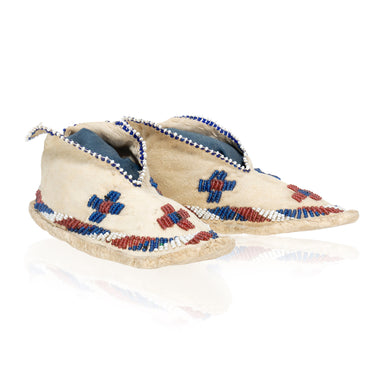 Apache Infant Moccasins, Native, Garment, Moccasins