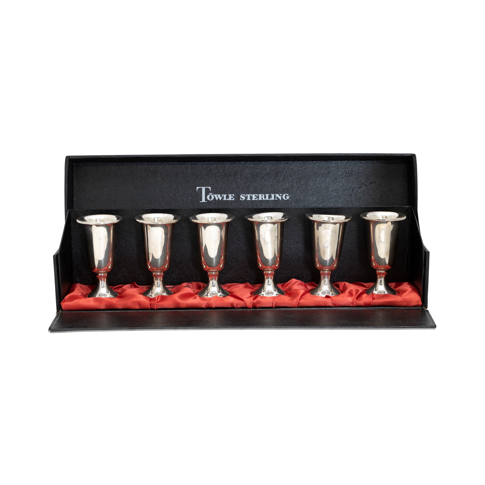 Towle Sterling Cordial Glasses, Furnishings, Barware, Liquor Related