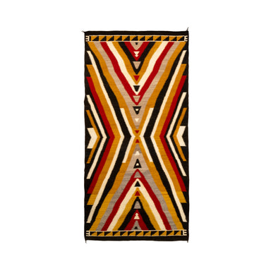 Navajo Ganado Runner, Native, Weaving, Floor Rug