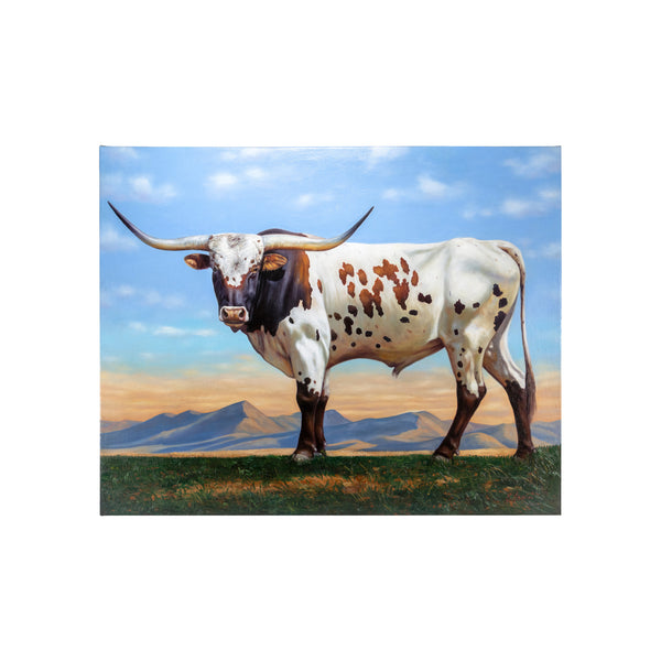 Longhorn by E. Tapia, Fine Art, Painting, Western