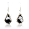 Navajo White Buffalo Turquoise Earrings, Jewelry, Earrings, Native