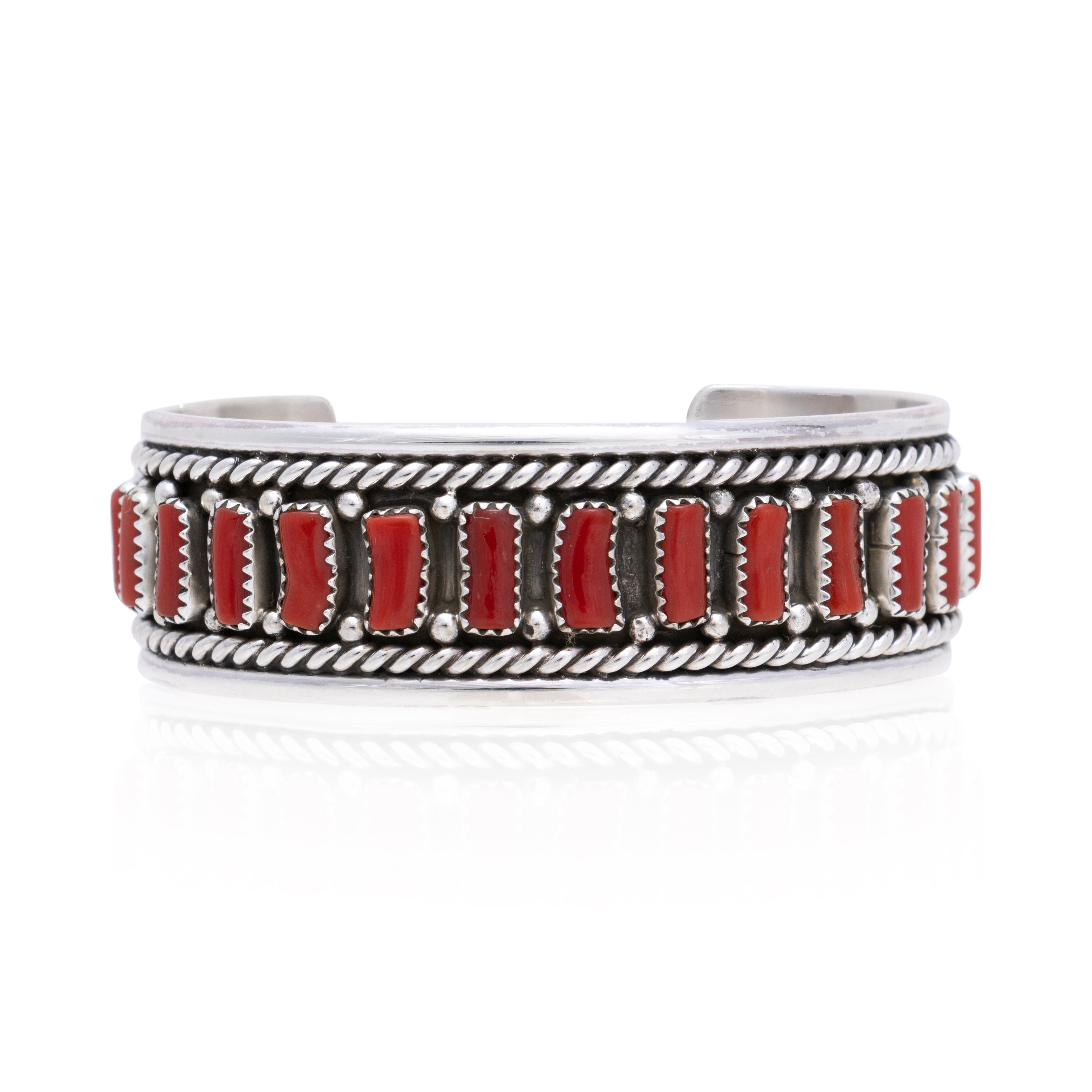 Navajo Coral Bracelet, Jewelry, Bracelet, Native