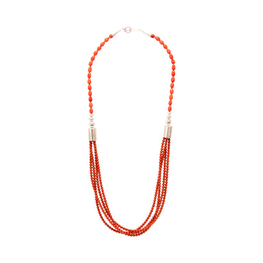 Navajo Coral Necklace, Jewelry, Necklace, Native