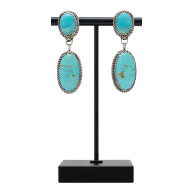 Navajo Turquoise Earrings, Jewelry, Earrings, Native