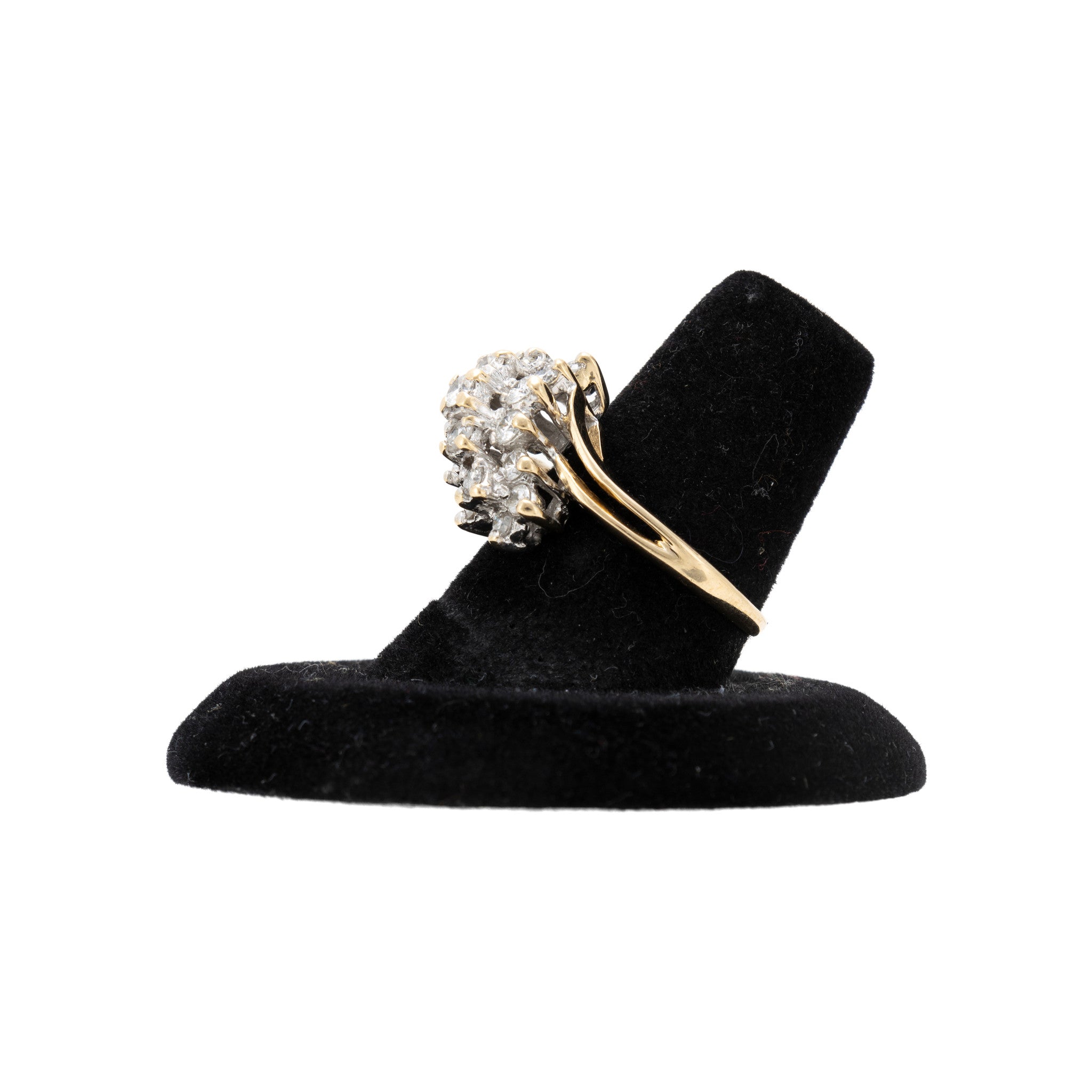 Diamond Cluster Ring