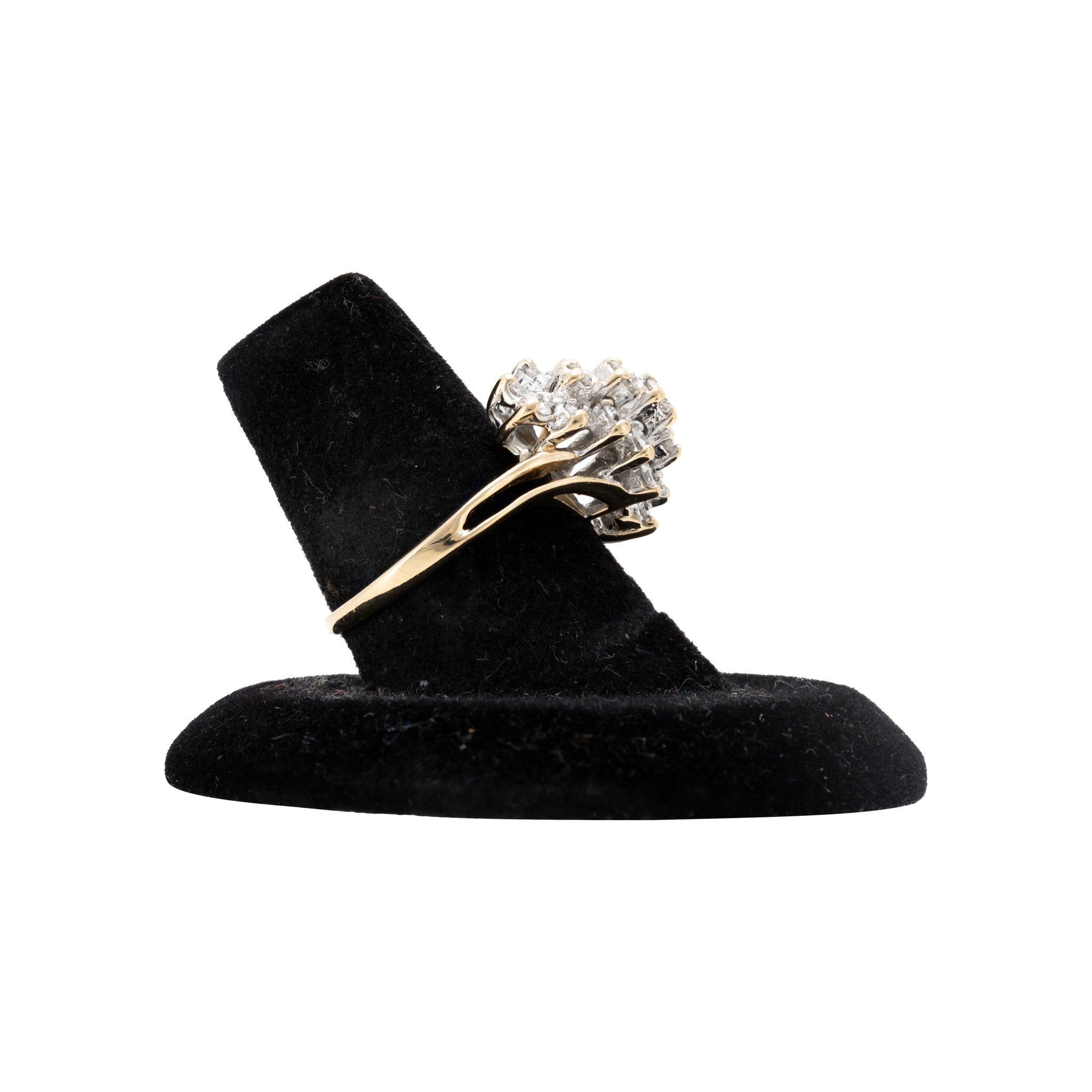 Diamond Cluster Ring