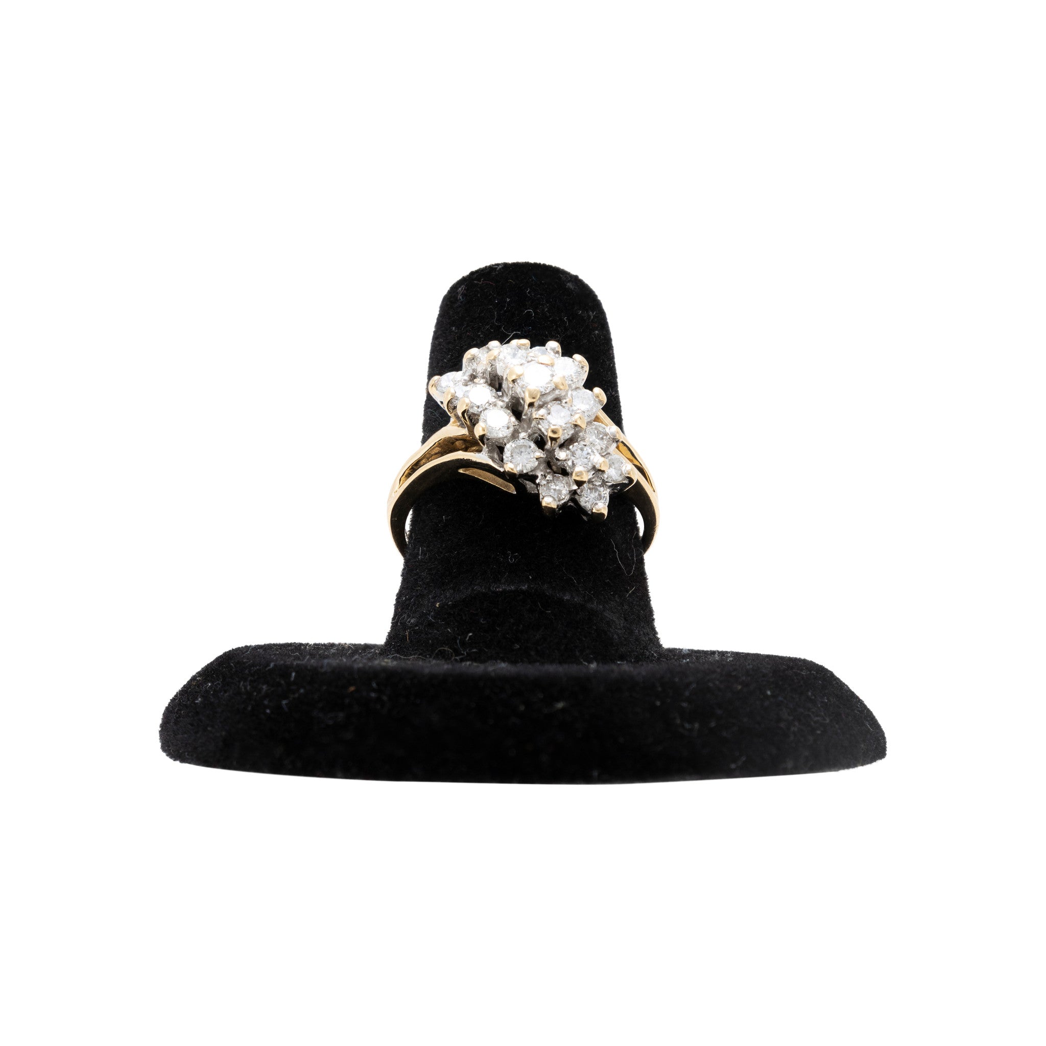 Diamond Cluster Ring