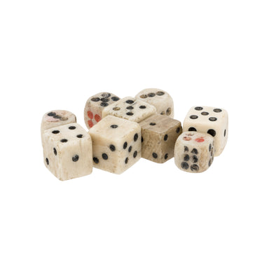 Whalers Whale Bone Dice, Western, Gaming, Dice