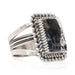 Navajo White Buffalo Turquoise Ring, Jewelry, Ring, Native