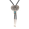 Navajo Kachina Turquoise Bolo, Jewelry, Bolo Necktie, Native
