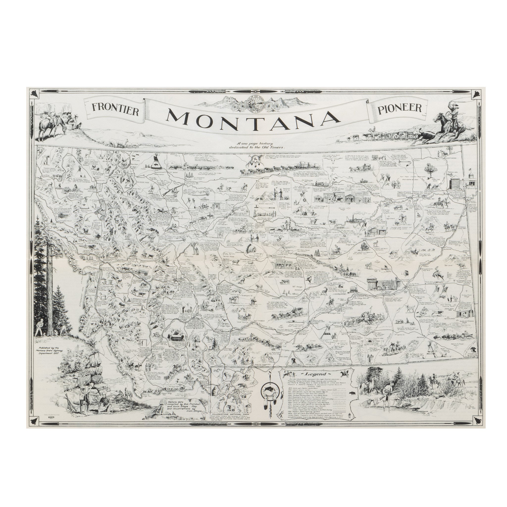 Montana Pictorial Map