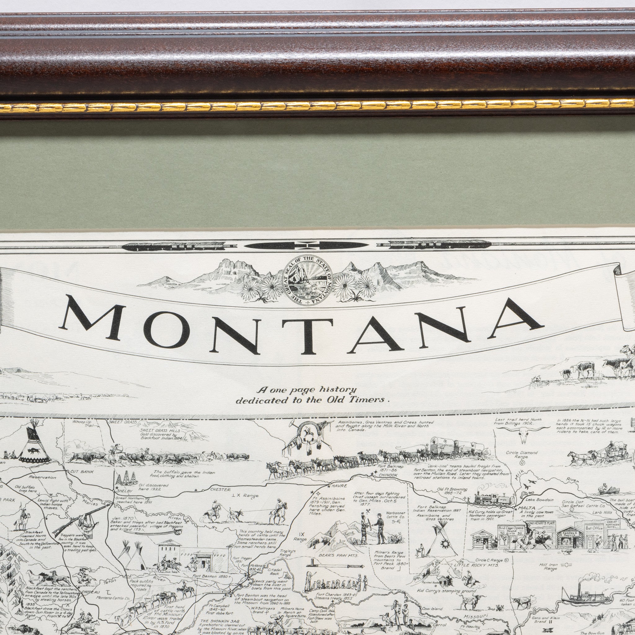 Montana Pictorial Map